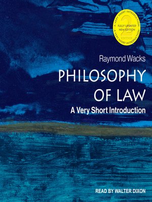 cover image of Philosophy of Law